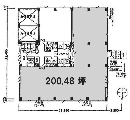 第2安田ビル6F 間取り図