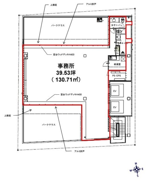 恵比寿SAビル10F 間取り図