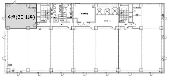 千葉新町ビル4F 間取り図