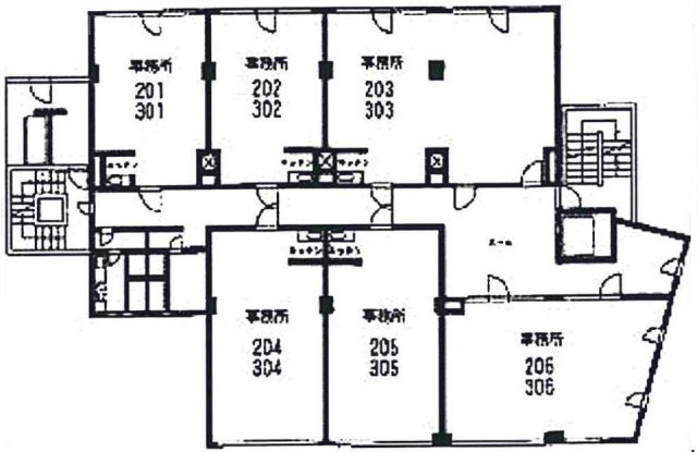 リビエール本郷ビル206 間取り図