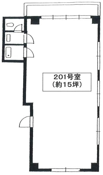 青山浜ビル201 間取り図