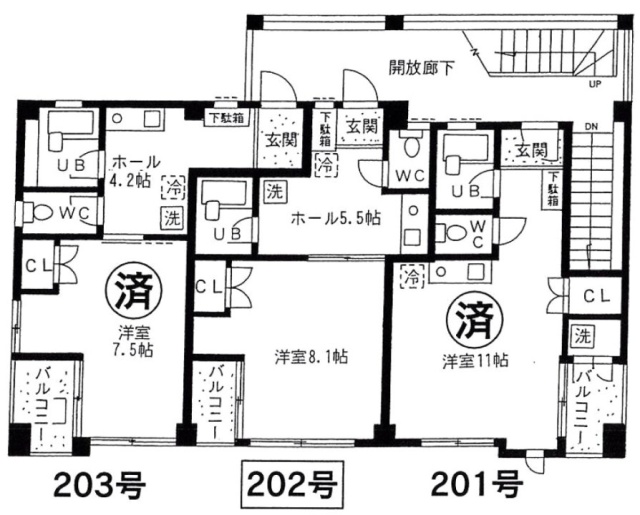 ルピナス恵比寿ビル202 間取り図