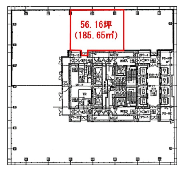 パシフィックセンチュリープレイス丸の内16F 間取り図