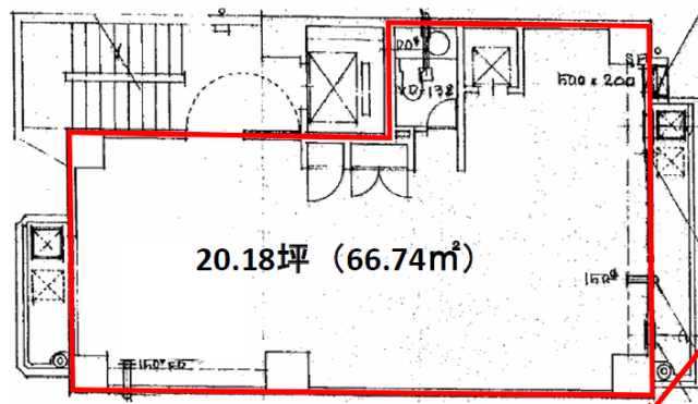 ACN恵比寿スクエアビル3F 間取り図
