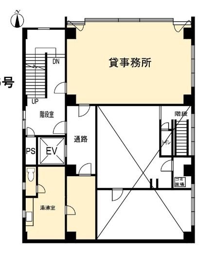 足立総業ビル2F 間取り図