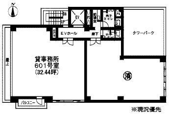 MTビル601 間取り図
