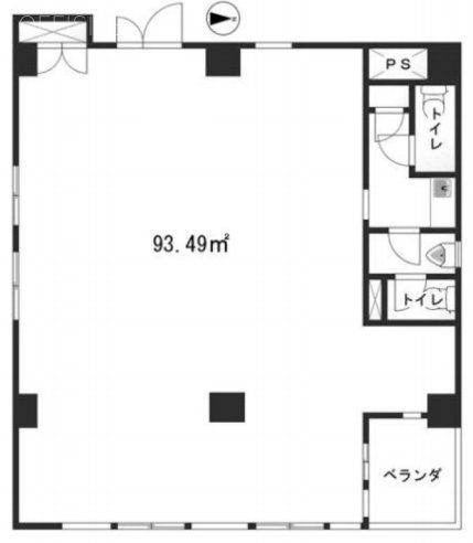 大沢ビル6F 間取り図