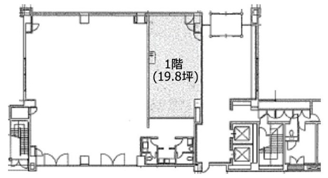 KDX銀座一丁目ビル1F 間取り図