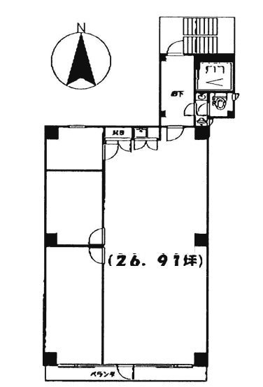 写光ビル7F 間取り図