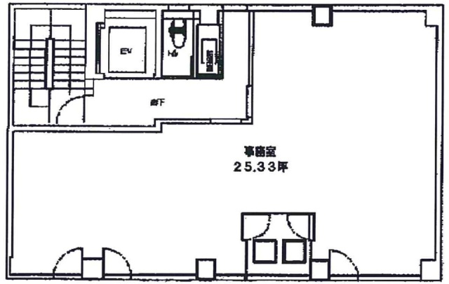 YA-2ビル4F 間取り図