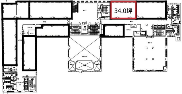 明治生命館8F 間取り図