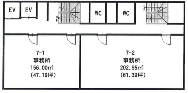 ウェストリオA3棟ビル7-1 間取り図