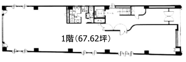 平河町KSビル1F 間取り図