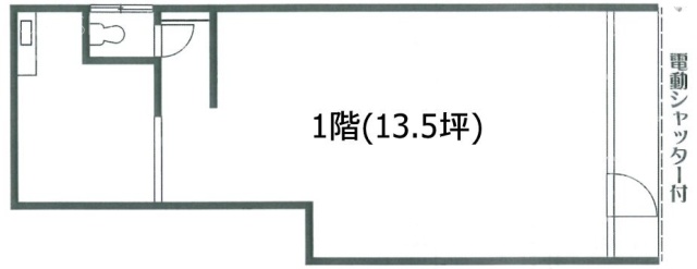 大泉学園町5丁目貸店舗1F 間取り図