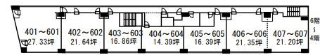 大宮大鷹ビル402 間取り図