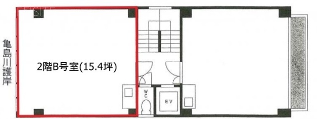 第3高野ビルB 間取り図