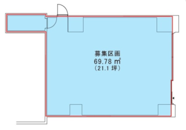 五島育英会ビルB2F 間取り図