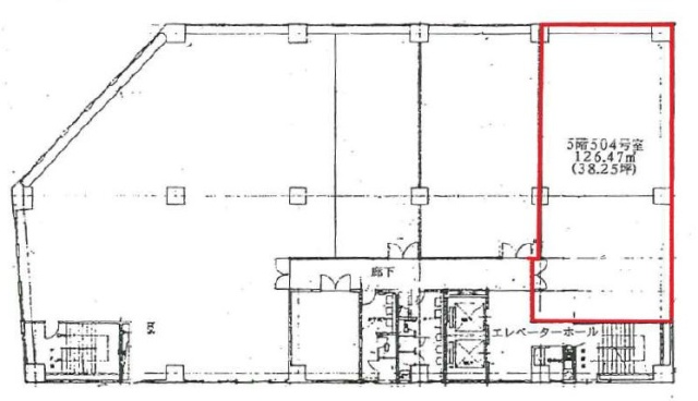 横浜尾上町ビルディング504 間取り図