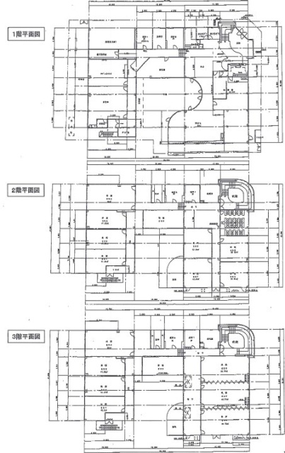 浅井ビル1-3F 間取り図