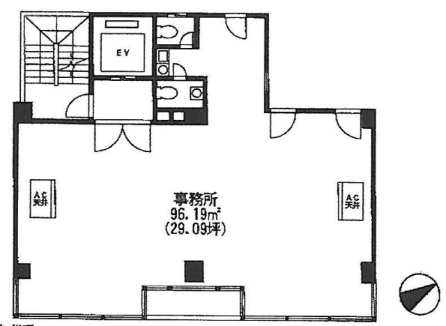 加富屋(かどや)ビル5F 間取り図