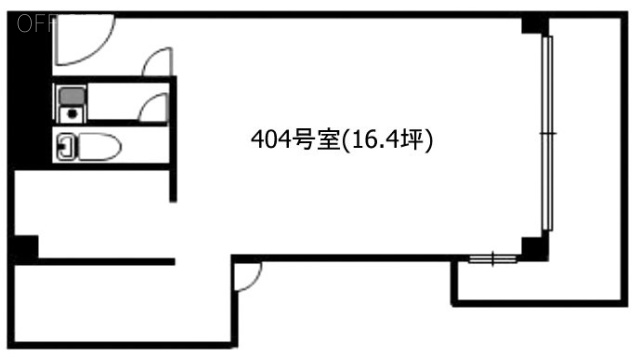 ニュー千駄ヶ谷マンション404 間取り図