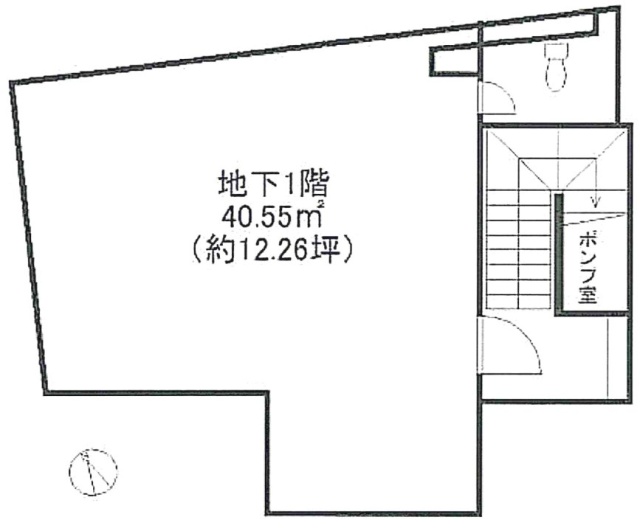 TX101ビルB1F 間取り図