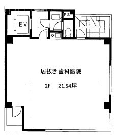 SK茅場町ビル2F 間取り図