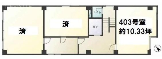 立川ビル403 間取り図