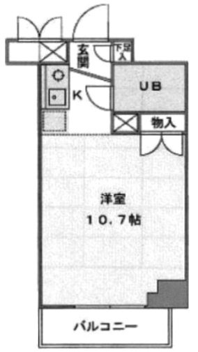 藤和半蔵門コープ302 間取り図