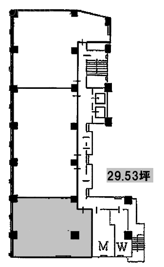 共同昭和ビル901 間取り図