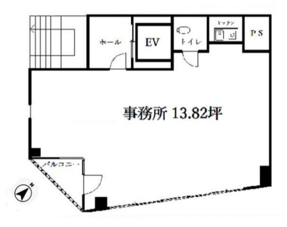 パルサー両国ビル4F 間取り図