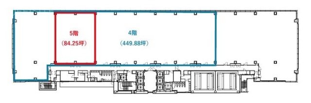 晴海センタービル4F 間取り図