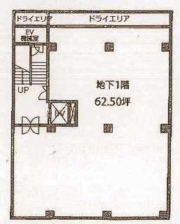 セピア原宿ビルB1F 間取り図