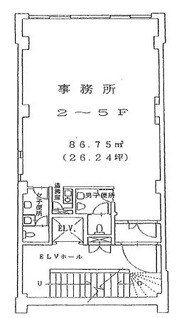 松木ビル2F 間取り図