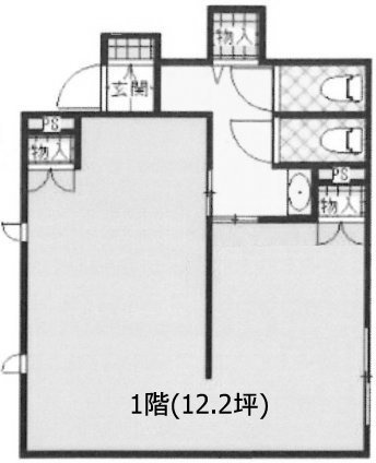 フローラⅡ1F 間取り図
