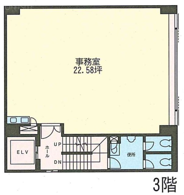 白石第5ビル3F 間取り図