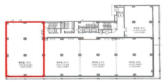 Jプロポートサイドビル205 間取り図