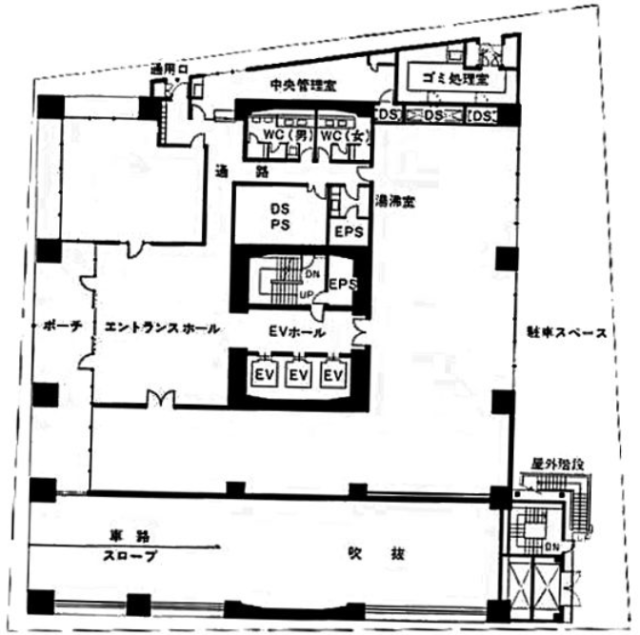 マタイビル1F 間取り図