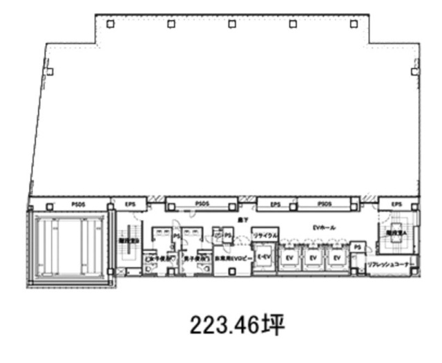 麹町ダイヤモンドビル7F 間取り図