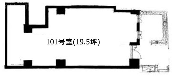 ブレアハウス1F 間取り図