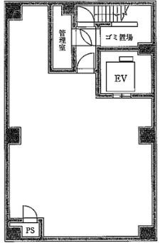 高谷銀座ビルB1F 間取り図
