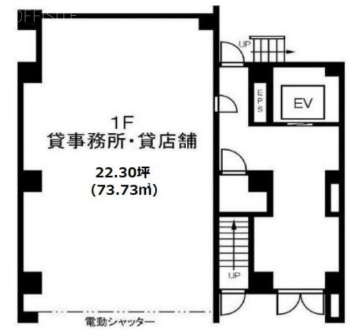 ウィンド水天宮ビル1F 間取り図