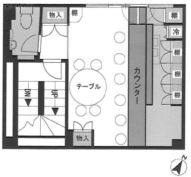 オリヂンビル2F 間取り図