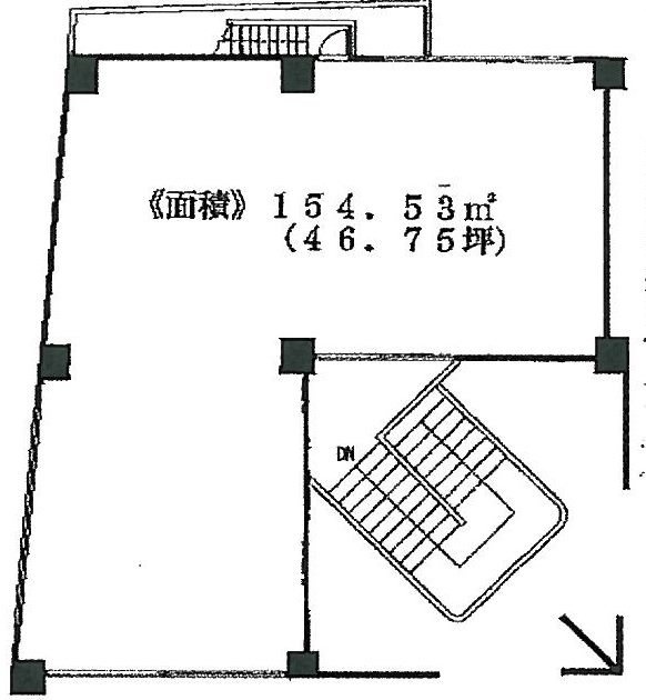 ジャスト原宿ビル2F 間取り図