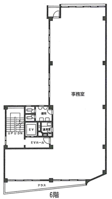 第1下村ビル6F 間取り図