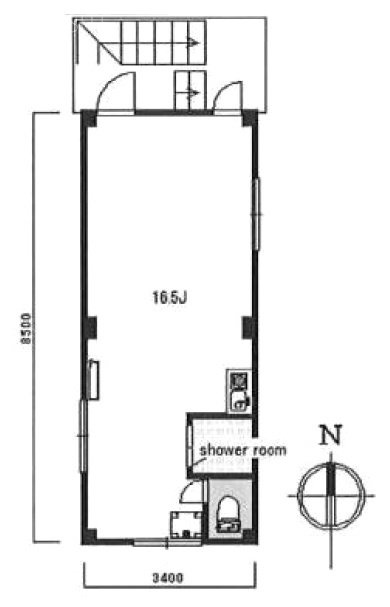 島口ビル3F 間取り図