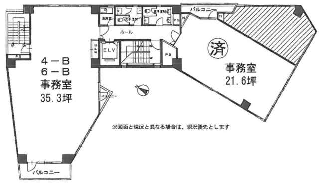 神田ミハマビルB 間取り図