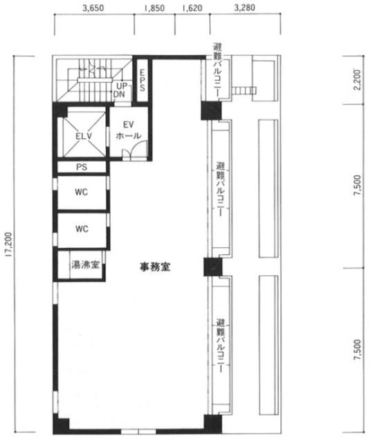 第2伊三美ビル8F 間取り図