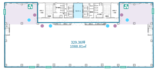 サンハマダ5F 間取り図