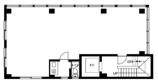 浅草寿ビル5F 間取り図